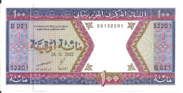MAURITANIE 100 OUGUIYA 2002 UNC P 4 K - Mauritania