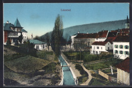 AK Liestal, Teilansicht Mit Bergen - Liestal