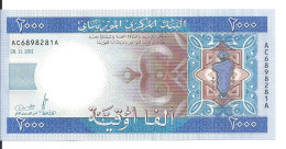 MAURITANIE 2000 OUGUIYA 2011 UNC P 20 - Mauritania