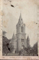 OULLINS   ( RHONE )     L ' GLISE        ( CARTE  TACHEE ) - Oullins