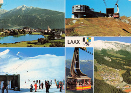 Laax Mit Der Signina - Sommer-Skigebiet Vorab - Postkarte Gelaufen 1985  - Schweiz - Laax