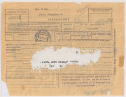 Italienisch-Eritrea Britische Militärpost 26 Gestempelt Auf Telegram #NK148 - Eritrea