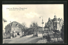 AK Kirchberg, Gebäudeansichten, Stickereiexport Gebr. Huber - Kirchberg