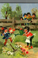 D2372 - Mecki Igel - Wongel ??? - Planet Verlag DDR Grafik - Garten Gießkanne - Mecki