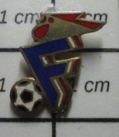 221 Pin's Pins / Beau Et Rare / ARTHUS BERTRAND / Mini Pin's FFF FEDERATION FRANCAISE DE FOOT Par AB - Arthus Bertrand