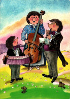 C5782 - Mecki Igel - Wongel ??? - Planet Verlag DDR Grafik - Orchester Musiker Harmonium Maus Mouse - Mecki
