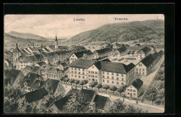 AK Liestal, Kaserne Und Ort Aus Der Vogelschau - Liestal