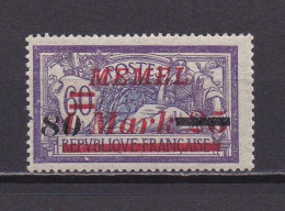MEMEL 1922 TIMBRE N°85 NEUF** - Ongebruikt