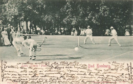 ALLEMAGNE - Sawn - Tenis - Platz - Bad Homburg - Phot Voigt - Sport - Animé - Raquette - Filet - Carte Postale Ancienne - Bad Homburg
