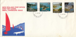 NEW ZEALAND FDC 771-774 - Eilanden