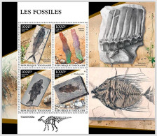 TOGO 2024 MNH Fossils Fossilien Fossiles M/S - OFFICIAL ISSUE – DHQ2513 - Fossils