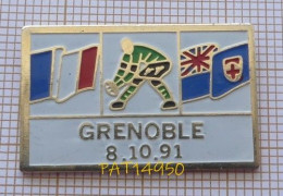 PAT14950 FRANCE FIDJI à GRENOBLE COUPE DU MONDE DE RUGBY 1991 - Rugby
