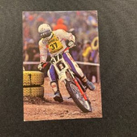 Delcampe - Foto Cartolina A Colori Dell'ex Motociclista Giuseppe Andreani Su Moto KTM - Motorradsport