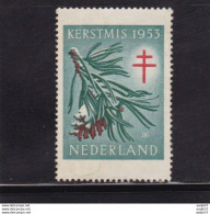 Pays Bas NEDERLAND Cinderella 1953 TBC Bestrijding Kerstmis - Vignettes De Fantaisie