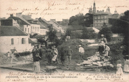 BELGIQUE - Jodoigne - Gèthe - Coin Blanchisserie Communale - Enfant - Vie Quotidienne - Carte Postale Ancienne - Jodoigne