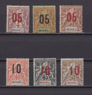 MOHELI 1912 TIMBRE N°17/22 NEUF AVEC CHARNIERE - Ongebruikt