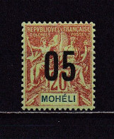MOHELI 1912 TIMBRE N°18 NEUF** - Ongebruikt