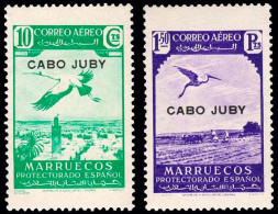 Cabo Juby - Edi ** 103 + 109 - 1938 - Habilitados - Cabo Juby