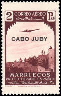 Cabo Juby - Edi ** 110 - 1938 - Habilitados - 2 Pts. - Cabo Juby