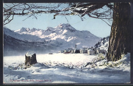 AK Silvaplana, Ortsansicht Mit Piz Della Margna - Silvaplana