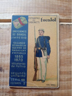 Brasil.paraguay War.cromo Eucalol.no Postcards.uniforms War Soldiers.better 100/3..e7rletter Late Posting April 22+ - Paraguay