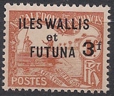 WALLIS ET FUTUNA - 1927 - Taxe TT N°YT. 10 - 3f Sur 1f Brun-jaune - Neuf Luxe** / MNH - Postage Due