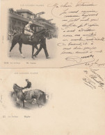 Delcampe - LES COURSES PLATES LES JOKEYS RIGBY + W LANE 1903 - Reitsport