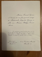 Delcampe - Mademoiselle Jacqueline Goreux Fille Fernand Goreux & Monsieur Philippe Evrard Avocat Woluwe St Lambert Bruxelles - Hochzeit