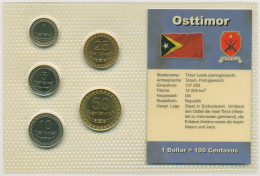 Osttimor 2004 Kursmünzen 1 - 50 Cents Im Blister, St (m4118) - Timor