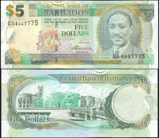 Barbados. 5 Dollars. 01.05.2007 (2009) Unc. Banknote Cat# P.67b - Barbados