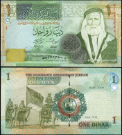 Jordan. 1 Dinar. 2011 Unc. Banknote Cat# P.34f - Jordan