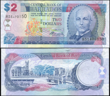 Barbados. 2 Dollars. 01.05.2007 (2009) Unc. Banknote Cat# P.66b - Barbados