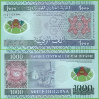 MAURITANIA 1000 OUGUIYA 2014 P-19 UNC - Mauritania