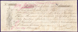 1838 London England, Bill Of Exchange, Signed Banker John Hartman And Banker Jonas-Philip Hagerman - Historical Figures
