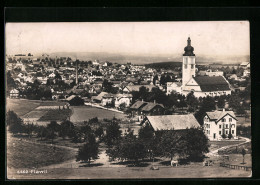 AK Flawil, Gesamtansicht Des Ortes, Kirche - Flawil