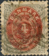 Danemark 1870 ~ YT 18 - 4 S Armoiries - ...-1851 Prefilatelia