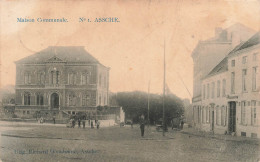 BELGIQUE - Assche - N 1 - Maison Communale - Place - Voiture - Animé - Ed Richard Dieudonné - Carte Postale Ancienne - Asse