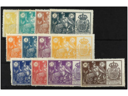 COLONIAS ESPAÑOLAS: GUINEA. 1922. FISCALES. SERIE COMPLETA, 12 Valores. 10 C. A 100 Pts. - Other & Unclassified