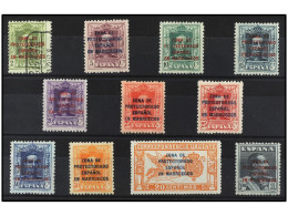 ** COLONIAS ESPAÑOLAS: MARRUECOS. SERIE COMPLETA A Falta Del 2 Cts. (que Se Incluye Usado). 9 Valores, Centrado Excepcio - Altri & Non Classificati