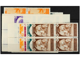 ** COLONIAS ESPAÑOLAS: MARRUECOS. SERIE COMPLETA. 13 Valores En Bloque De Cuatro. LUJO. Ed.148/60 (4). Cat. 1.940€. - Altri & Non Classificati