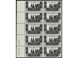 ** COLONIAS ESPAÑOLAS: MARRUECOS. DIEZ SERIES COMPLETAS. 17 Valores En Bloque. Ed.169/85 (10). Cat. 1.400€. - Altri & Non Classificati