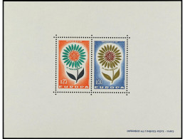 ** MONACO. 1964. EUROPA. Hojita Especial Sobre Papel Engomado. RARA. Yv.6. Cat. 1.850€. - Altri & Non Classificati