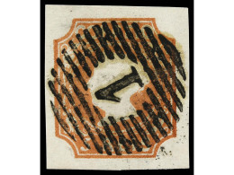 ° PORTUGAL. 5 Reis Castaño. MAGNÍFICO EJEMPLAR. Cert. FERCHENBAUER. Mu.1. Cat. 1.600€. - Otros & Sin Clasificación
