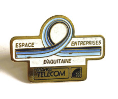 PINS FRANCE TELECOM ESPACE ENTREPRISES AQUITAINE / Signé LOGO MOTIV /  MERCE24/1 - Telecom De Francia