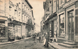 BELGIQUE - Châtelet - Rue Du Commerce - Métier - Boutique - Vitrine - Vélo - Animé - Carte Postale Ancienne - Chatelet