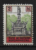 Österreich Bund Der Deutschen Nordmàhrens Spendenmarke Cinderella Vignet Werbemarke Propaganda - Vignettes De Fantaisie