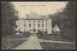 Bonlez "Le Chateau Vu De L'Avenue" Verstuurd Longueville (sterstempel Relais) 1909 Naar Harse (plooi Hoek Links Onder) - Chaumont-Gistoux