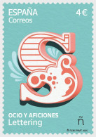 SPAIN 2025 CULTURE Leisure And Hobbies/ Lettering - Fine Stamp MNH - Ongebruikt