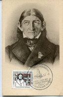 X5960 Germany Ddr,maximum Card 1957 Friedrich Frobel, Pedagogue, Mi-585 - Maximumkarten (MC)