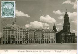 X5963 Germany Ddr,maximum Card 1957 Dresden Altmarkt, Mi-524 - Maximumkarten (MC)